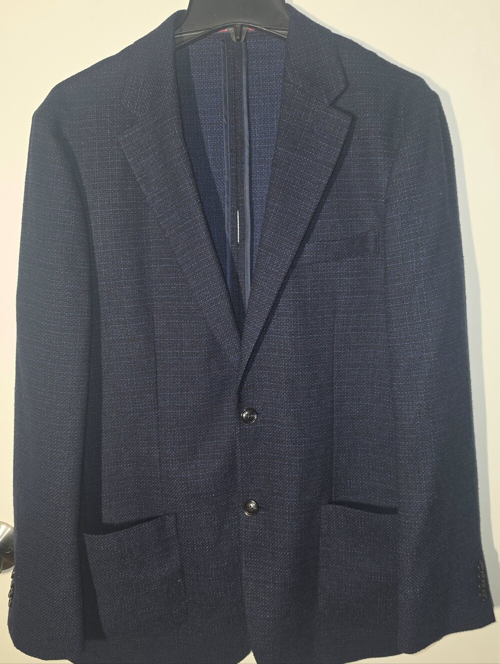 Tommy Hilfiger Navy Textured Men's Blazer